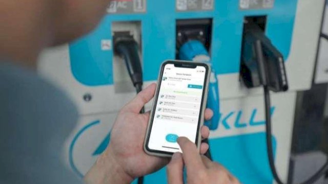Tampilan salah satu fitur di menu Electric Vehicle Digital Services (EVDS) pada aplikasi PLN Mobile. (Foto: Istimewa)
