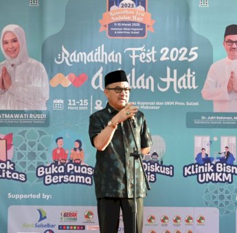 Wujud Peduli UMKM, Sekda Jufri Rahman Apresiasi Penggiat Usaha di Ramadan Fest Andalan Hati