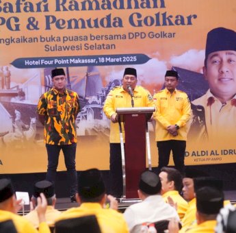 Di Safari Ramadan AMPG Sulsel, Said Al Idrus Tegaskan Golkar Target Rekrut 2 Juta Kader Baru