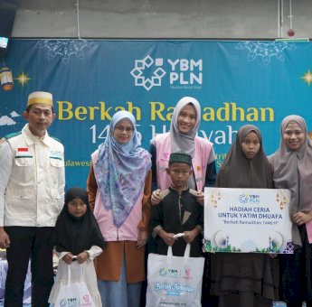Program Berkah Ramadan 1446 H, YBM PLN UID Sulselrabar Salurkan Bantuan kepada 4.945 Mustahik
