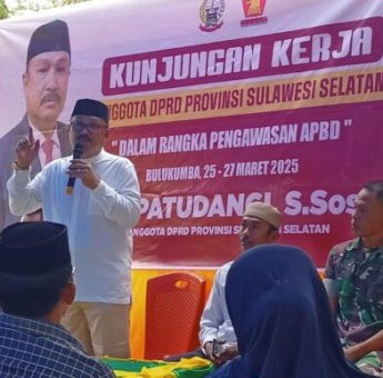 Anggota DPRD Sulsel H Patudangi Azis Gelar Pengawasan APBD 2025 di Bulukumba, Tegaskan Pentingnya Transparansi dan Akuntabilitas