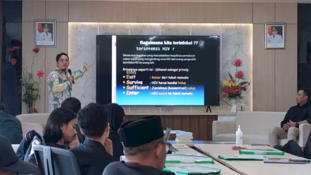 Ket: Pelatihan Jurnalis di Parepare untuk menghapus stigma tentang ODHA