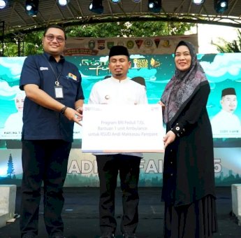 RSUD Andi Makkasau Parepare Dapat Ambulans dari BRI, Wali Kota Tasming Hamid Apresiasi