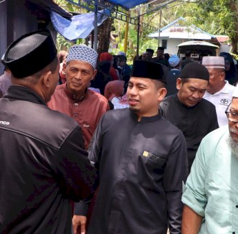 Sehari Setelah Lebaran, Wali Kota Parepare Tasming Hamid Melayat ke Rumah Warga di Lapadde