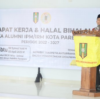 Hadiri Raker dan Halal Bi Halal IKA IPM/IRM, Wali Kota Parepare Tasming Hamid Harap Lahirkan Gagasan untuk Kemajuan Kota