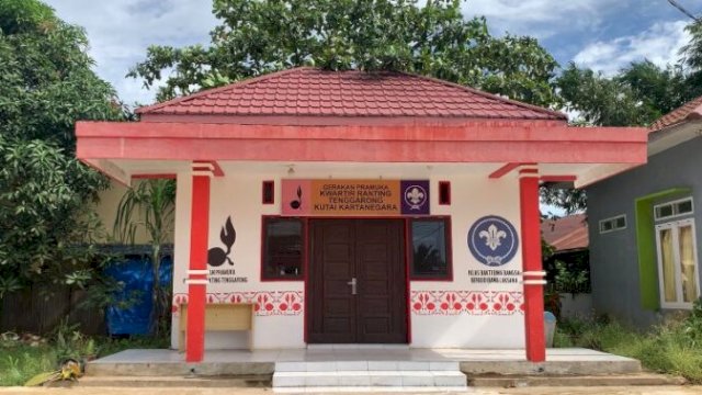 Sekretariat Pramuka Kwaran Tenggarong, Kabupaten Kukar. [Foto.ist]