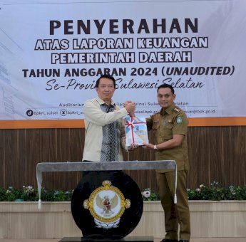 Komitmen Tingkatkan Akuntabilitas, Pemkot Parepare Serahkan LKPD 2024 ke BPK Sulsel
