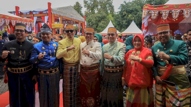 Ket: Wakil Wali Kota Parepare, Hermanto saat menghadiri HUT Bone ke-695
