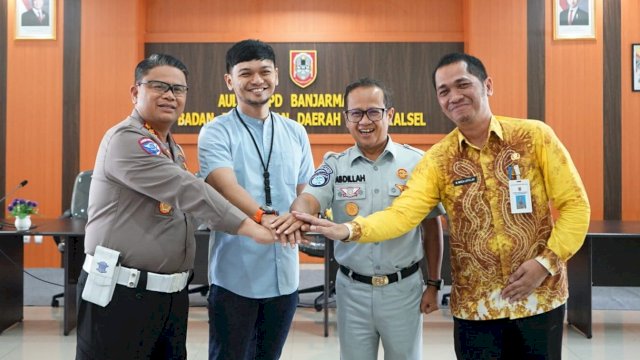 Ket: Jasa Raharja Kalsel Penandatanganan Komitmen Bersama