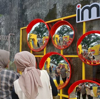 Pengunjung Bookber Simpel IM3: Konsepnya Kekinian dan Instagramable