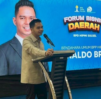 Buka Kegiatan Forbisda, Bendum BPP Hipmi Apresiasi Kerja BPD Hipmi Sulsel