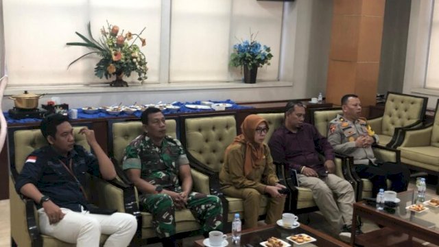 Rakor Forkopimda persiapan logistik jelang PSU Kukar. [Foto.ist]