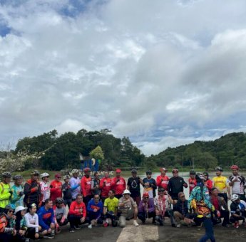 Dispora Kukar Dukung Komunitas Sepeda Ontel, Lestarikan Keberadaan Sepeda Klasik