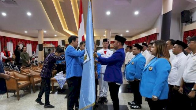 Pelantikan DPD KNPI Kukar Periode 2024-2027 di Pendopo Bupati Kukar. (Foto. Istimewa)
