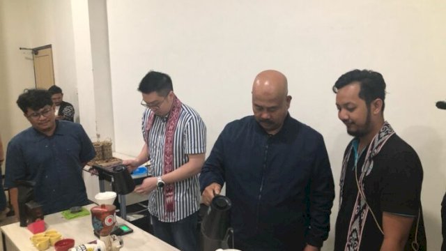 Bupati Kukar, Edi Damansyah di kegiatan Kartanegara Coffe Community (KCC). [Foto.ist]