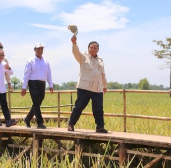 Prabowo Apresiasi Gerak Cepat Mentan Amran Kawal Target Swasembada Pangan Nasional