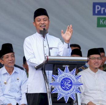 Gubernur Sulsel Hadiri Pencanangan Gedung SDM dan Syawalan Muhammadiyah Sulsel