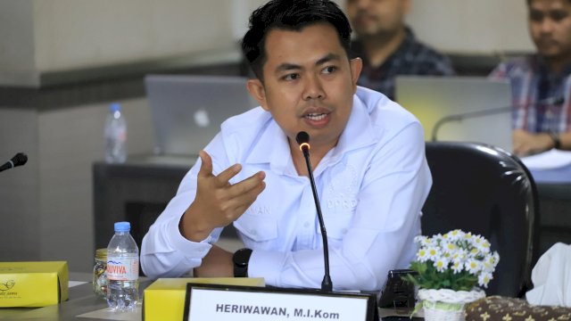 Anggota Komisi B DPRD Sulawesi Selatan, Heriwawan. (Foto: Humas DPRD Sulsel)