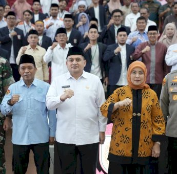 Wali Kota dan Wakil Wali Kota Makassar Lepas Kafilah STQH 2025 ke Luwu Utara