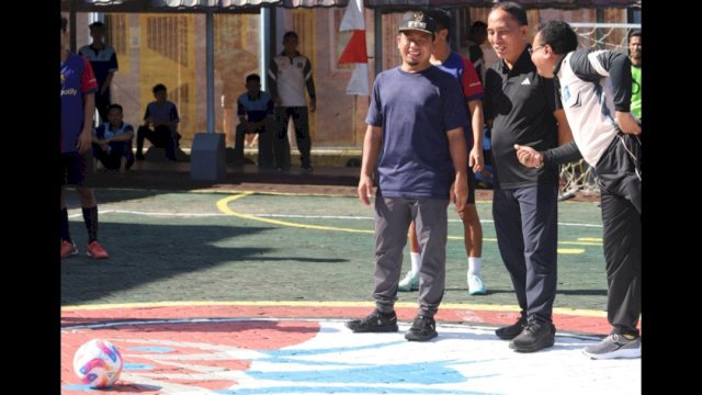 Ket: Wali Kota Parepare, Tasming Hamid saat meresmikan pekan Olahraga di Lapas Parepare 