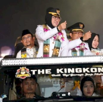 Ribuan Warga Gowa Antusias Sambut Husniah-Darmawangsyah