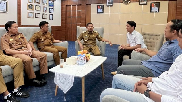 Ket: Wali Kota Parepare, Tasming Hamid menerima Audiensi TDA Parepare