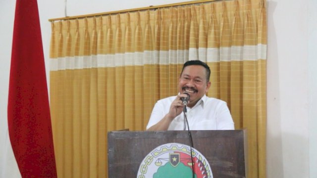 Sartono Memberikan Bantuan saat Sosialisasi 4 Pilar Kebangsaan di Ponorogo