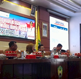 Kinerja 100 Hari Hati Damai, Gowa Bersama Bawa Semangat Kolaborasi