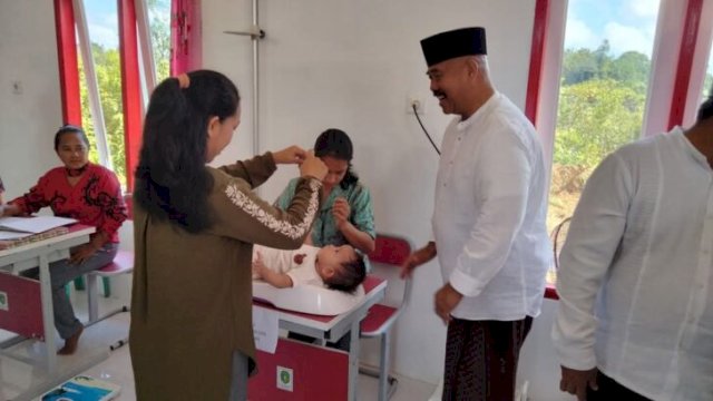 Bupati Kukar, Edi Damansyah Resmikan Posyandu Anugrah di Desa Kayu Batu. [IST]