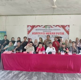 Desa Kayu Batu, Kukar Resmi Dirikan Koperasi Merah Putih untuk Perkuat Ekonomi Warga