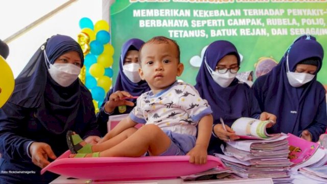 Ilustrasi pelayanan posyandu. (Istimewa)