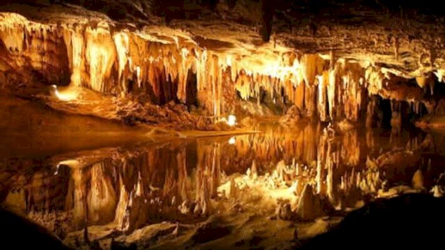 Destinasi wisata Separi, Goa Batu Gelap di kabupaten Kukar. (IST)