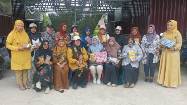 Pelaku Usaha beberapa Desa di Kecamatan Anggana, kabupaten Kukar. (Istimewa)