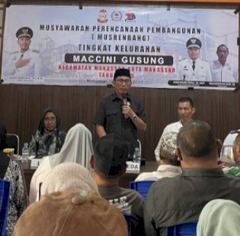 Hadiri Musrenbang di Maccini Gusung, Muchlis Misbah Minta Semua Pihak Kerja Ikhlas Demi Pembangunan