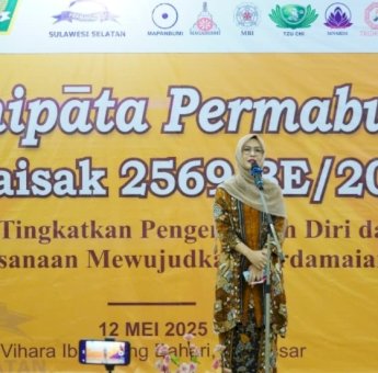 Dukung Keberagaman dan Perkuat Nilai Toleransi, Ketua DPRD Sulsel Hadiri Peringatan Hari Raya Waisak