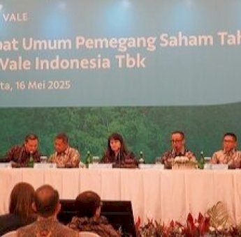 RUPST PT Vale Tetapkan Pembagian Dividen 60 Persen dari Laba Bersih Hingga Struktur Direksi Baru