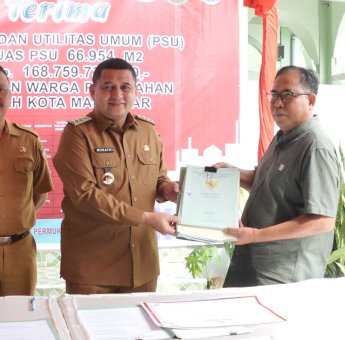 Pemkot Makassar Terima PSU dari Sejumlah Pengembang, Nilainya Rp168 Miliar Lebih