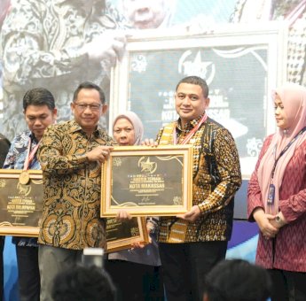 Pemkot Makassar Raih Penghargaan di SPM Awards 2025 dari Kemendagri
