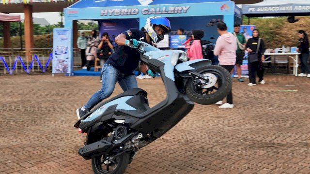 PT Suracojaya Abadimotor (SJAM) menggelar Gass G-Ultima Auto Show di berbagai kota guna menguji kekuatan rangka motor terbaru dari Yamaha, yaitu Gear Ultima. (Foto: Istimewa)