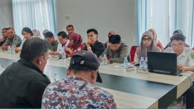 Salah satu rapat pembentukan koperasi merah putih di Kukar. (Ist)