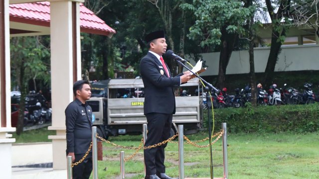 Ket: Wali Kota Parepare, Tasming Hamid jadi Pembina Upacara Hari Lahir Pancasila 