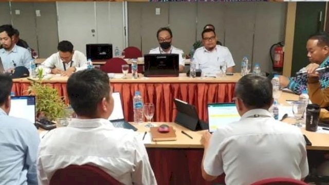 Rakor Koordinasi Penyusunan Kebijakan Penataan Administrasi Wilayah yang terpotong Delineasi IKN. (IST)