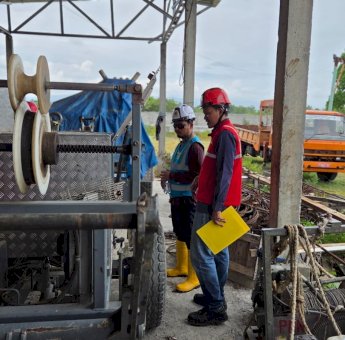 PLN UIP Sulawesi Tinjau Kinerja Peralatan Konstruksi SUTT 150 kV Palu 3 &ndash; Tambu