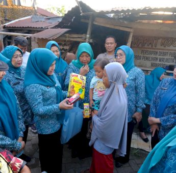 TP PKK Gowa Serius Tangani Keluarga Dengan Anak Stunting di Somba Opu
