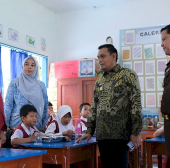 Wakil Wali Kota Parepare Hermanto Tinjau Program Makan Bergizi Gratis