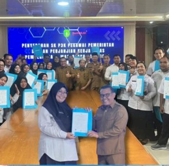 49 Pegawai P3K DPMD Kukar Diresmikan, Dorong Layanan Publik Lebih Profesional