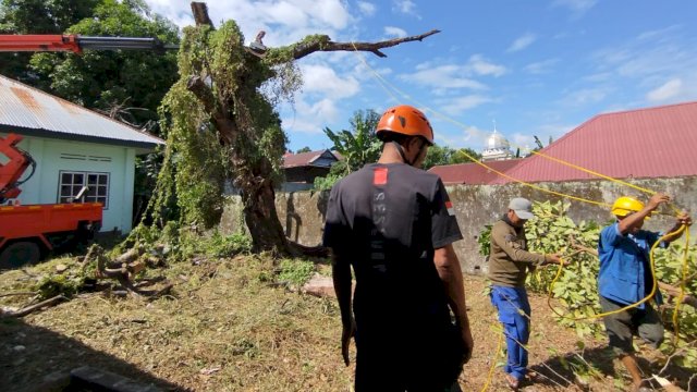 Ket: Pembersihan di Kantor PWI