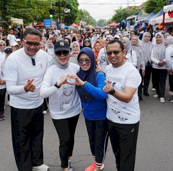 CFD Semarak Bhayangkara Perkuat Kolaborasi Pemkab dan Polres Gowa
