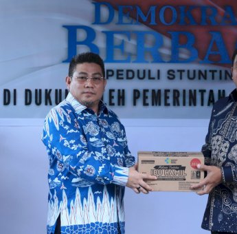 Pemkot Parepare dan Demokrat Kolaborasi Tekan Stunting Lewat Program Berbagi, Tasming Hamid Sampaikan Apresiasi