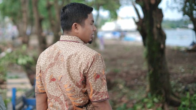 Ket: Wali Kota Parepare, Tasming Hamid saat meninjau Penataan Pantai Ku